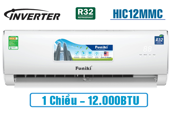 Điều hòa Funiki inverter 12000 BTU 1 chiều HIC12TMU