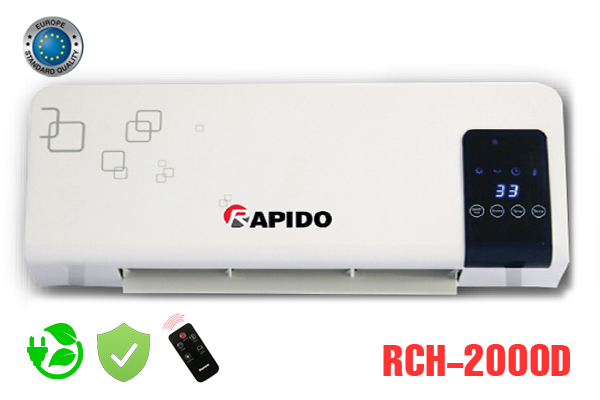 Máy sưởi gốm Rapido RCH2000-D