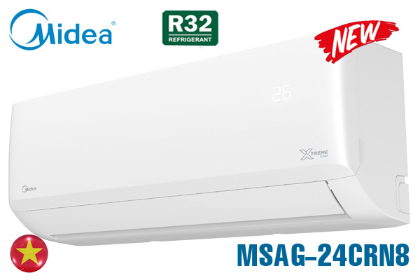 Điều hòa Midea 1 chiều 24.000BTU MSAFII-24CRN8(Model mới nhất 2024)