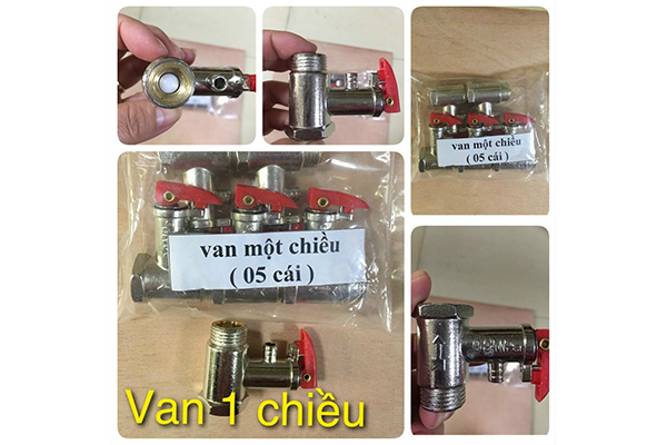 Van 1 chiều bình nóng lạnh