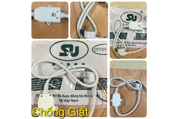 Dây chống giật bình nóng lạnh SU - CHỐNG DÒNG RÒ MÁY NƯỚC NÓNG