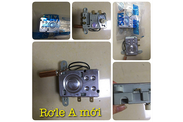 Rơ Le Nhiệt Độ Bình Nước Nóng Ariston (Loại Mới) Relay A mới - Role