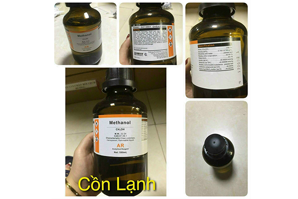Cồn lạnh, dầu nghẹt chống nghẽn tắc ẩm AR điện lạnh Methanol 500ml