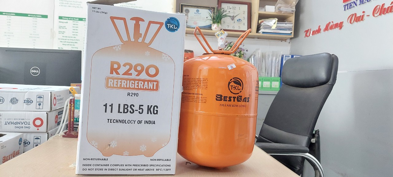 Gas lạnh R290 Bestgas TL Net 5kg/Bình